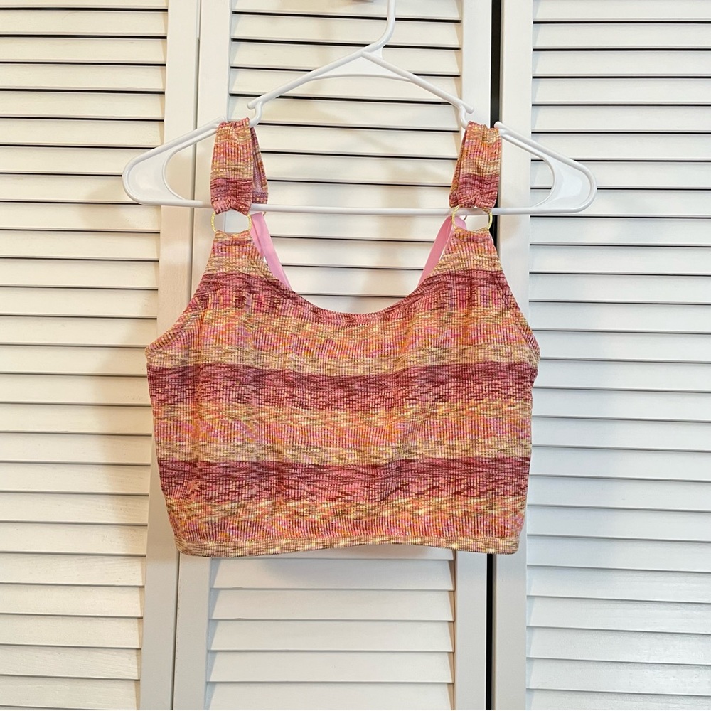 Aerie Seamless Ring Longline Bralette - XL